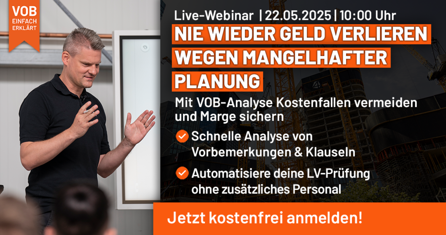 Nie wieder Geld verlieren wegen mangelhafter Planung